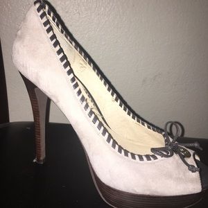 Michael Kors platform Suède heels